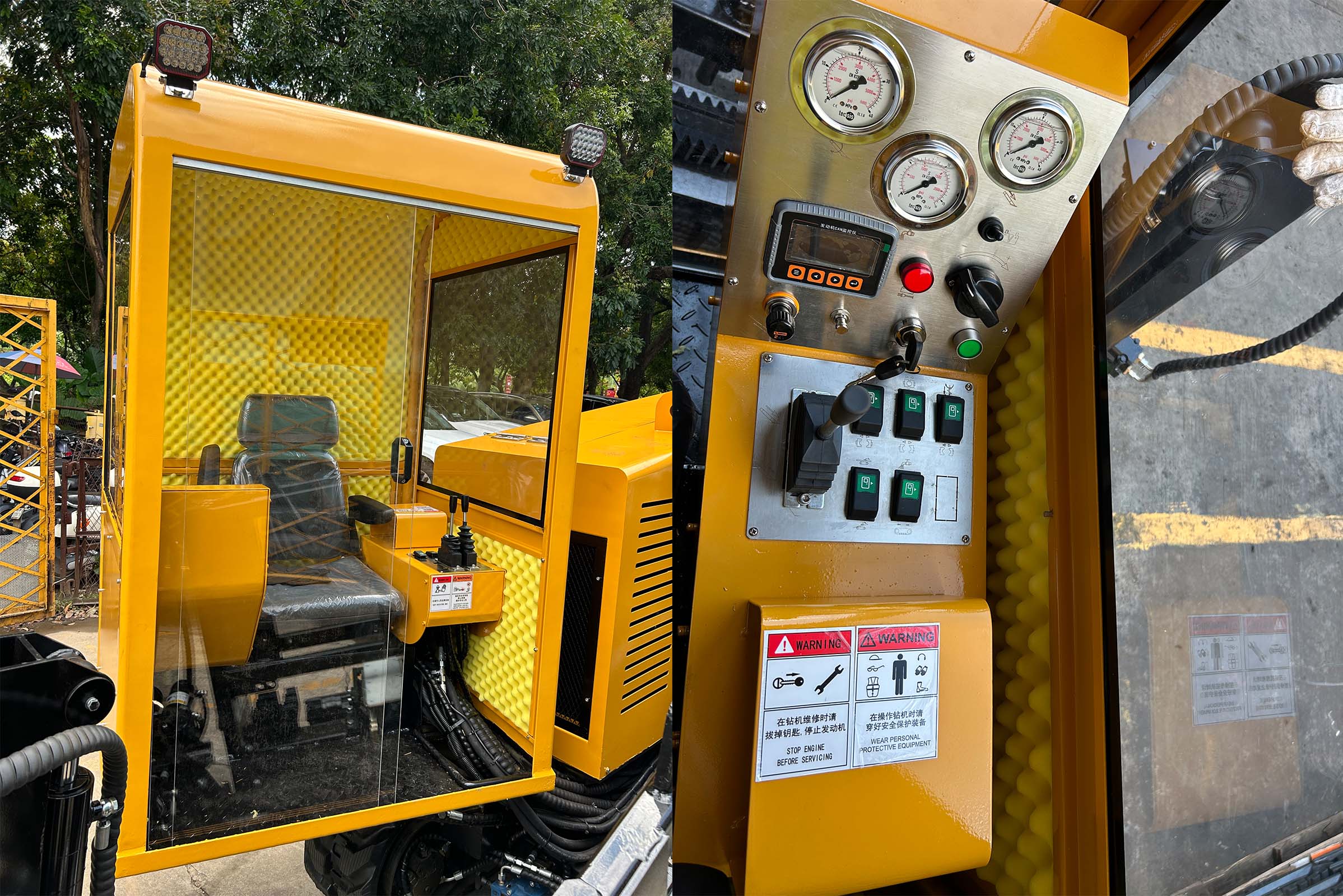 Кабина оператора установки ГНБ Drillto ZT-6 Кабина оператора установки ГНБ Drillto ZT-6